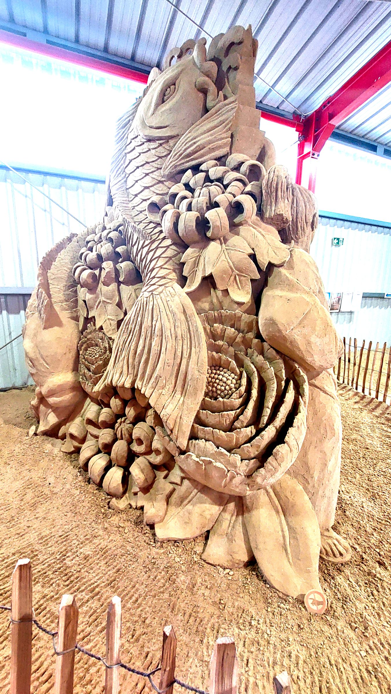 Sandskulpturen Ausstellung Welt aus Sand Trassenheide Usedom